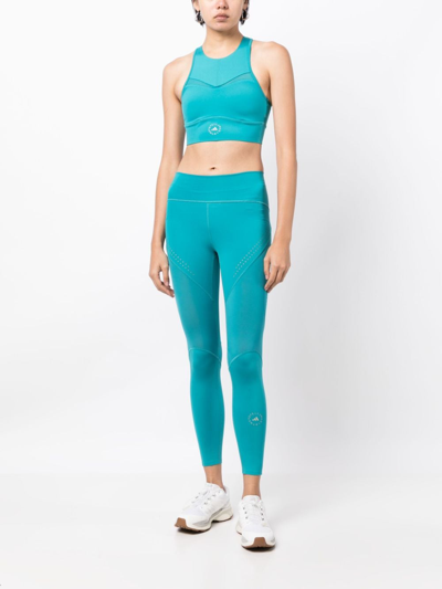 Shop Adidas By Stella Mccartney Truepurpose 7/8 Length Leggings In Blue