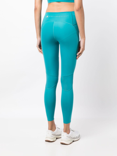 Shop Adidas By Stella Mccartney Truepurpose 7/8 Length Leggings In Blue