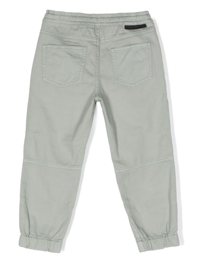 Stella Mccartney Elasticated Drawstring Jeans In Green