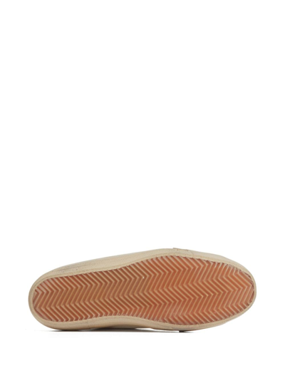 Golden Goose V-star Leather Sneakers In Neutrals