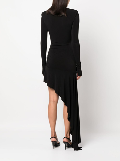 Shop The Andamane Nancy Asymmetric Maxi Dress In Black