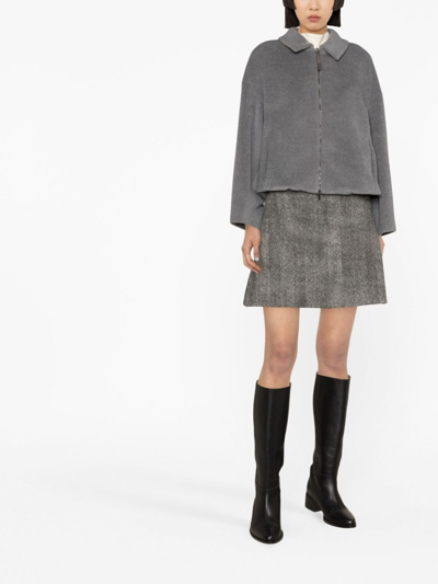 Fabiana Filippi Woman Coat Grey Size 6 Virgin Wool In Grey