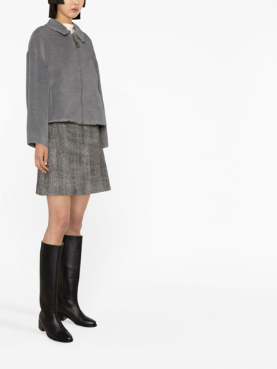 Fabiana Filippi Woman Coat Grey Size 6 Virgin Wool In Grey