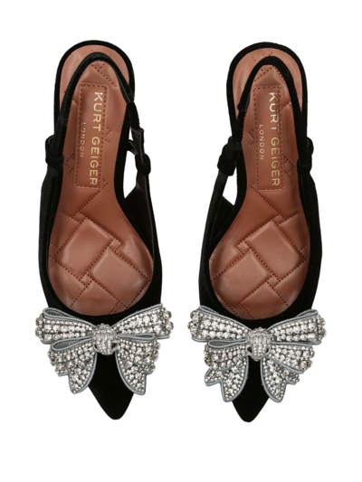 Kurt Geiger Belgravia Bow Sling In Black