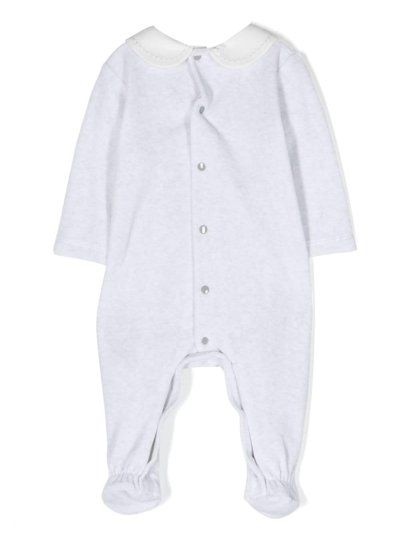 Paz Rodriguez Bib-collar Cotton Body In Grey