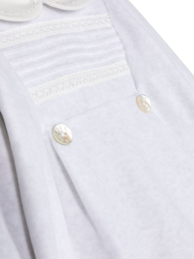 Paz Rodriguez Bib-collar Cotton Body In Grey