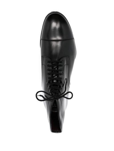 Shop Lidfort Lace-up Leather Boots In Black