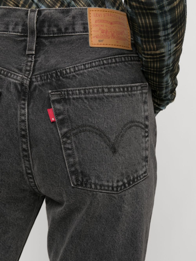 Shop Levi's 501® Original Straight-leg Jeans In Black