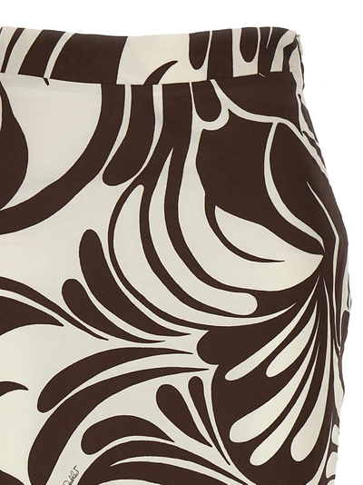 La Doublej Abstract-print Midiskirt