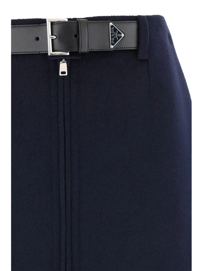 Shop Prada Midi Skirt