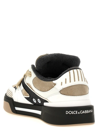 Shop Dolce & Gabbana New Roma Sneakers Multicolor