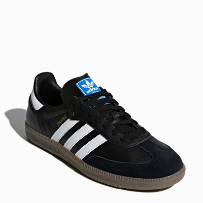 Shop Adidas Originals Low Samba Og Trainer In Black