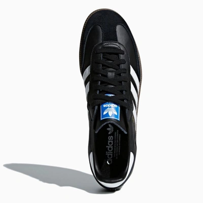 Shop Adidas Originals Low Samba Og Trainer In Black