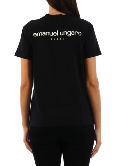 Shop Emanuel Ungaro Black T-shirt