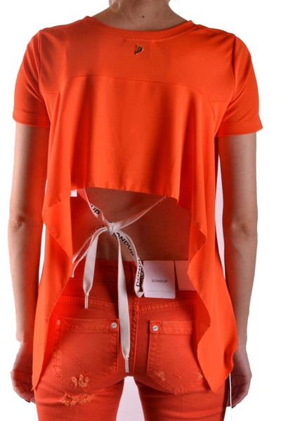 Shop Dondup Tshirt Short Sleeves In Coral