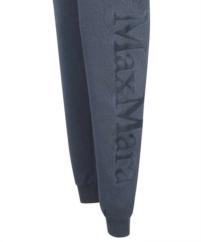 Shop Max Mara Bergen Sweatpants In Blue