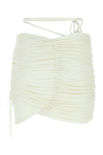 Shop Andrea Adamo Skirts In White