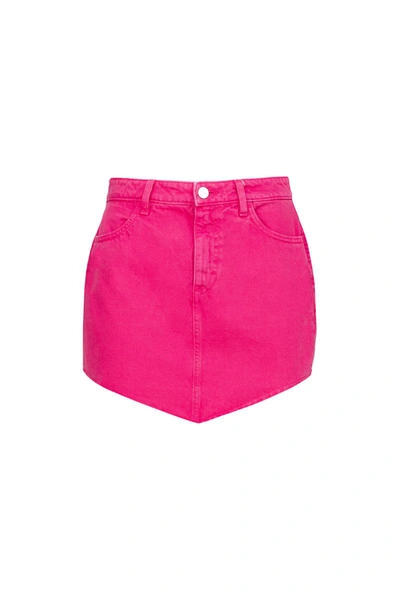 Shop Icon Denim Skirts In Pink