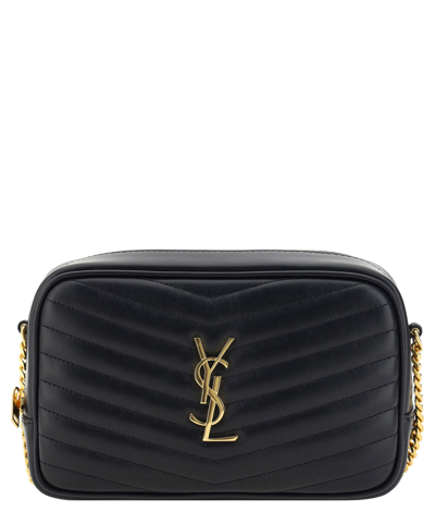 Saint Laurent Lou Crossbody Bag - Black