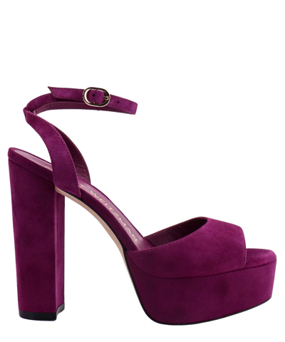 Shop Stuart Weitzman Heeled Sandals In Violet