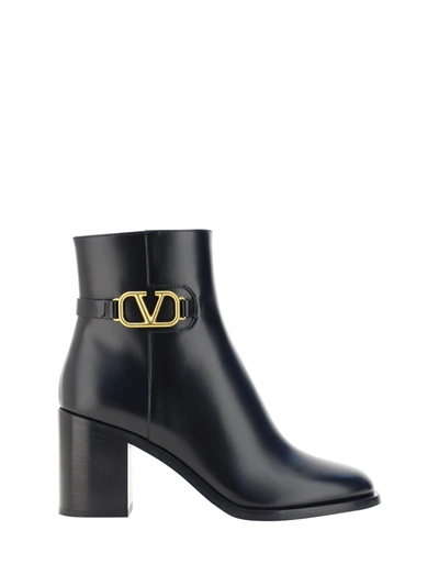 Shop Valentino Garavani Vlogo Ankle Boots