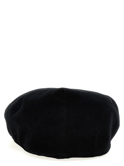 Shop Dolce & Gabbana Velvet Cap Hats Black