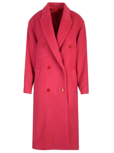 Shop Isabel Marant Theodore Coat In Rose