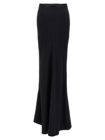 Shop Balenciaga Activewear Mermaid Sporty B Skirt In Black