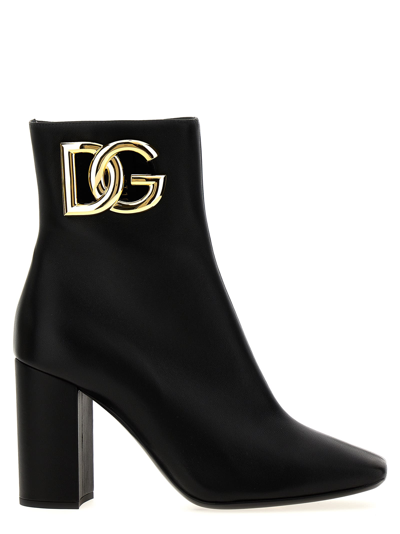Shop Dolce & Gabbana Jackie Ankle Boots In Black