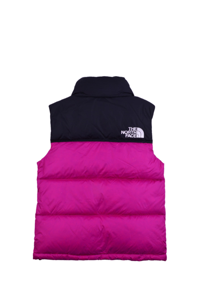 Shop The North Face Vest With Logo In Fucsia