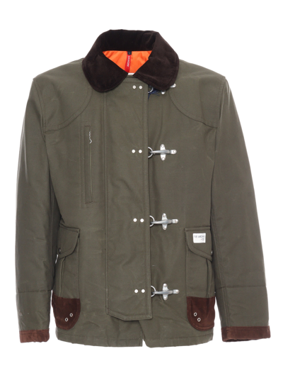 Shop Fay Archive Jacket In Green