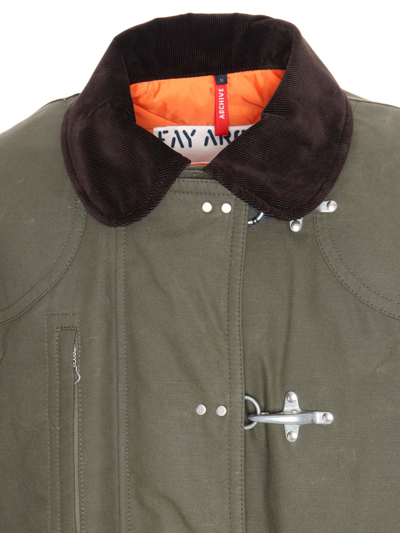 Shop Fay Archive Jacket In Green