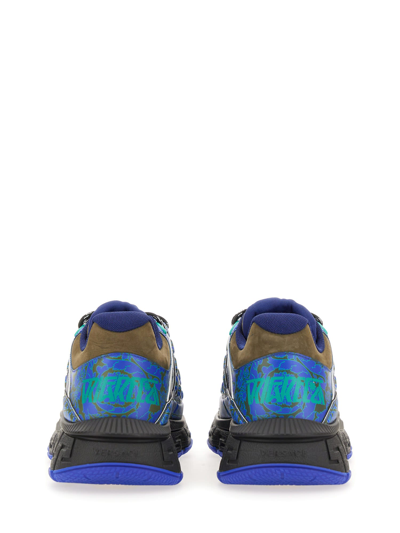 Shop Versace Trigrecan Sneakers In Multicolor