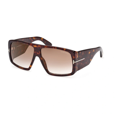 Shop Tom Ford Ft1036 52f Sunglasses In Marrone
