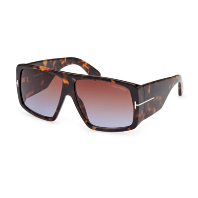 Shop Tom Ford Ft1036 56f Sunglasses In Marrone