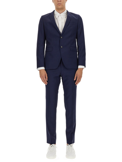 Shop Hugo Boss H-reymond Suit In Blu