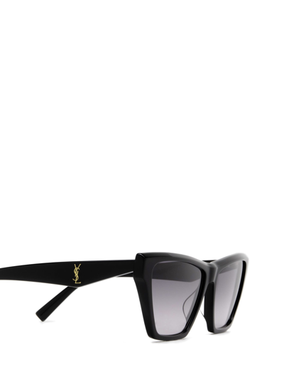 Shop Saint Laurent Sl M103 Black Sunglasses