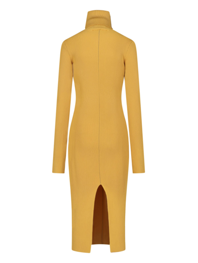 Shop Marni Dress In Yellow