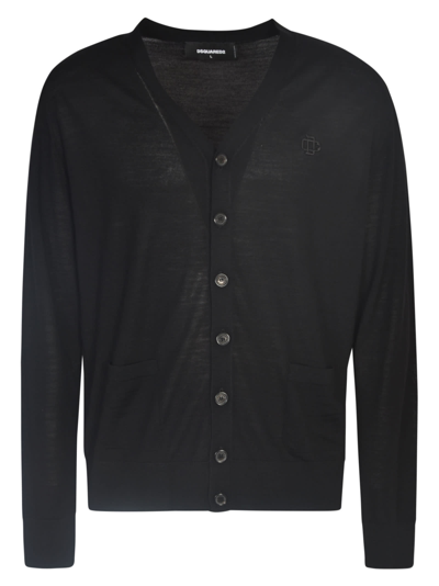 Shop Dsquared2 Dc Cardigan In Black