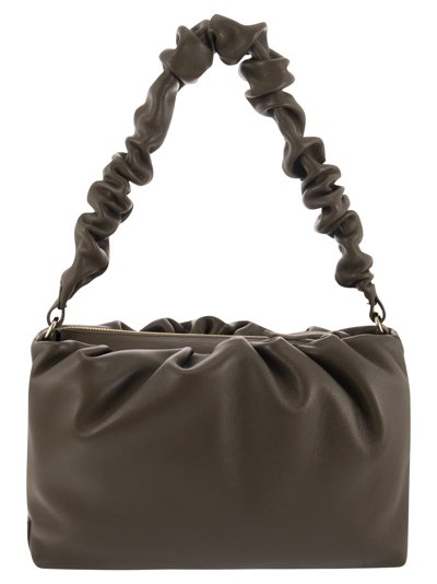 Shop Zanellato Tulipa Heritage - Leather Handbag In Military Green