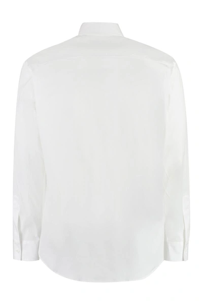 Shop Dsquared2 Stretch Cotton Shirt In White