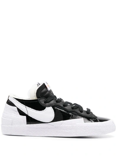 Shop Nike X Sacai Nike Blazer Low X Sacai Sneakers In Black