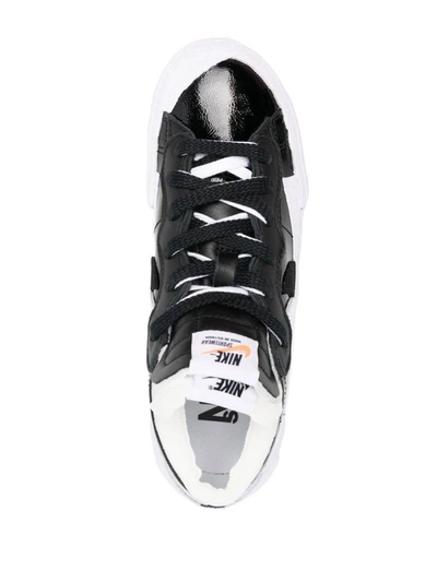 Shop Nike X Sacai Nike Blazer Low X Sacai Sneakers In Black