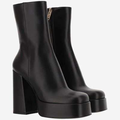 Shop Versace Boots Black In Nero