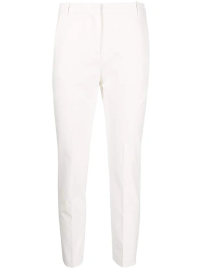 Shop Pinko 'bello' Tailored Trousers In White