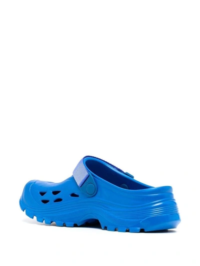 Shop Suicoke Mok Sandals In Blue