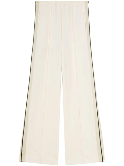 Shop Palm Angels Classic Loose Track Pants In Black Off White