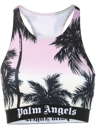 Shop Palm Angels Top In Purple
