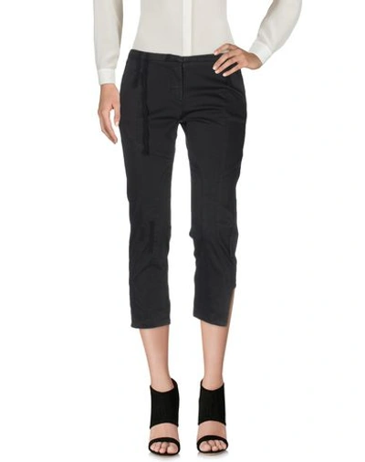 Shop Dondup 3/4-length Trousers In Black