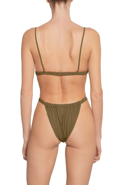 Shop Palmiza Corinne Bikini Clothing In Oliva